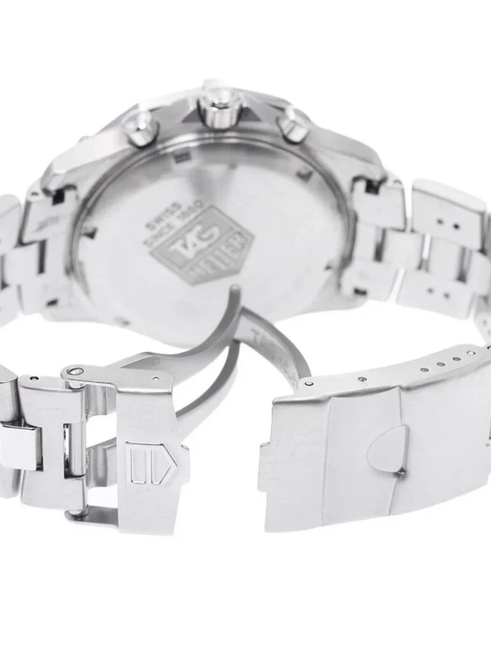 TAG HEUER Exclusive CN1111 Date Chronograph Silver Dial Quartz Men's_952459